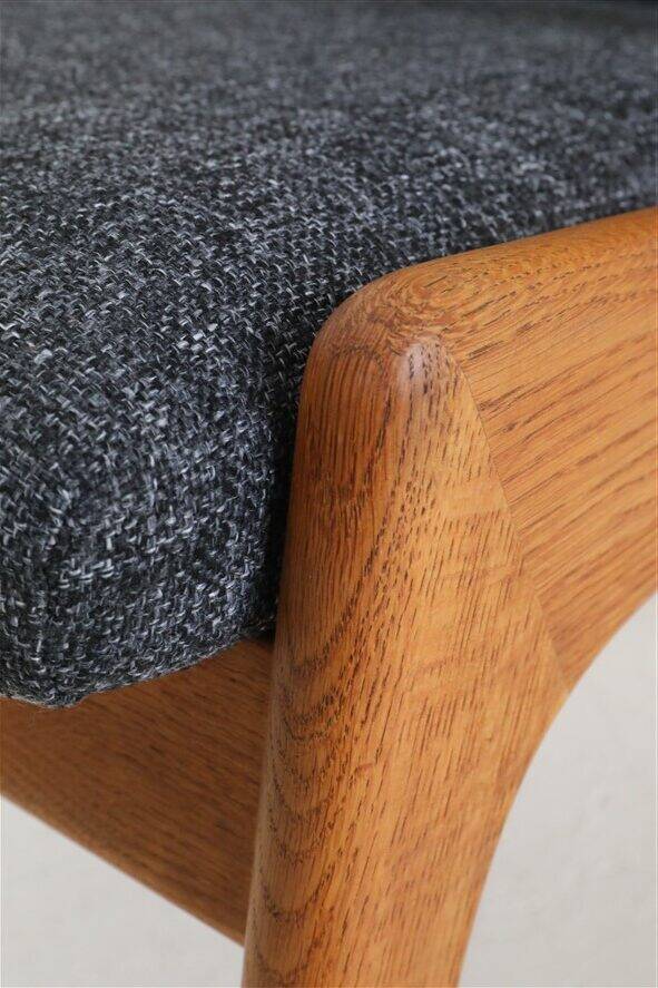 Fully restored Kurt Østervig / Rolschau Møbler “Wing Chair” armchair, mid-century Danish modern design, 1950s/1960s