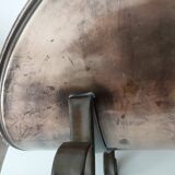 Old brass log holder