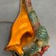 Vintage 'scene' lamp – ceramic