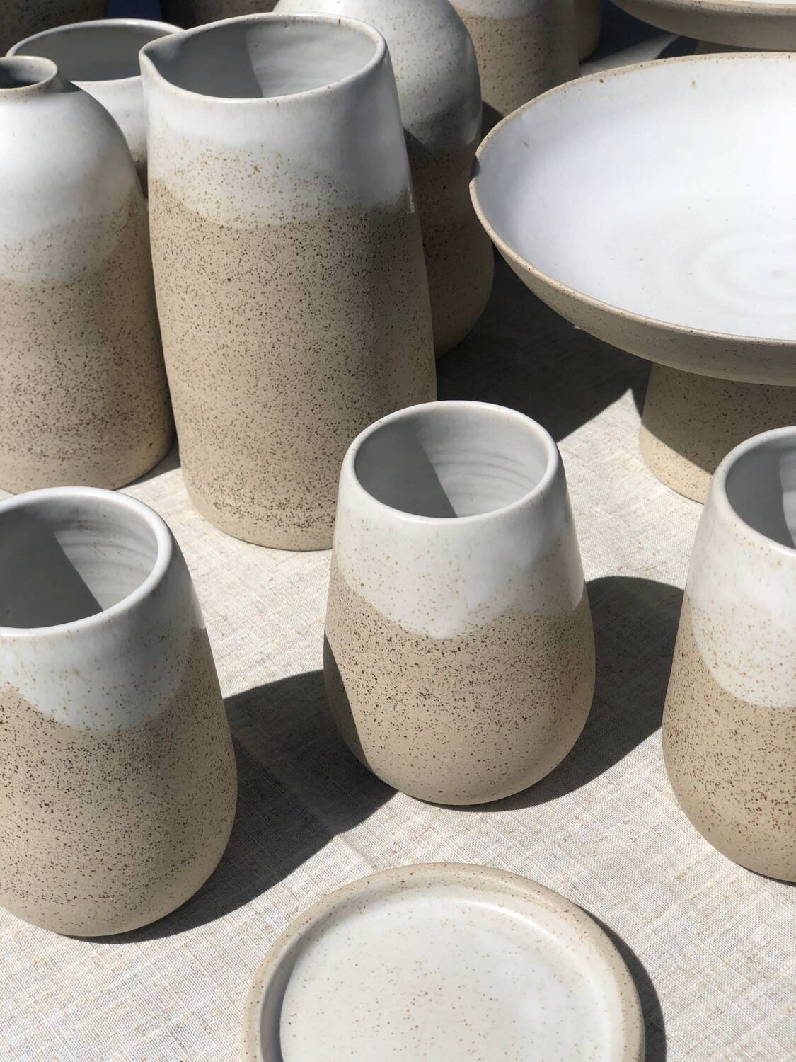 Large customizable ceramic stoneware mug