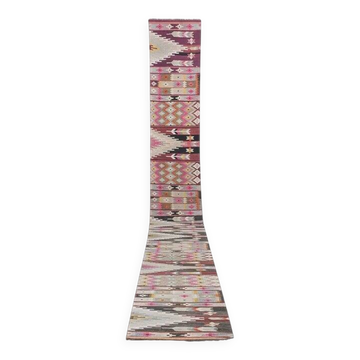 Tapis de couloir turc vintage