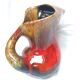 Vallauris free-form ceramic art vase stamped DC