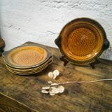 Service of 6 plates fish Sarreguemines