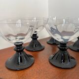 Set of 12 retro dessert cups