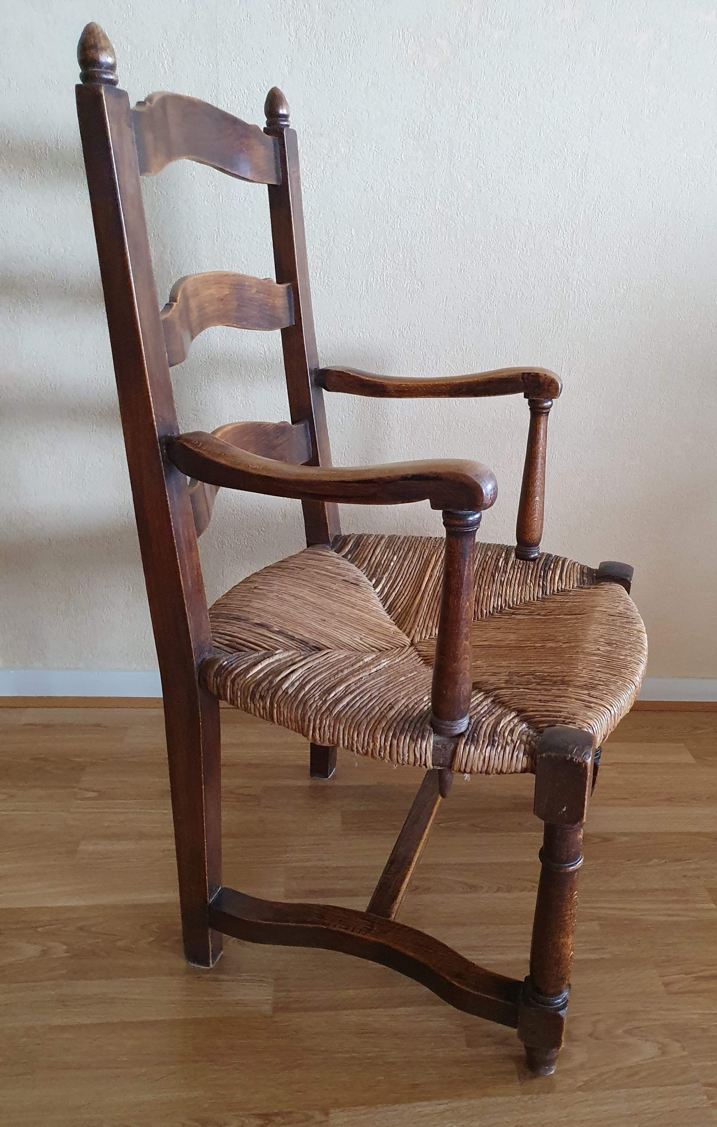 Provencal armchair mulched