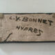 Vintage ceramic plate signed L. Y Bonnet Hyères