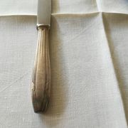 8 vintage Christofle knives in silver metal
