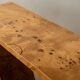 Art Deco Revival Burl Console Table, 1980s-1990s