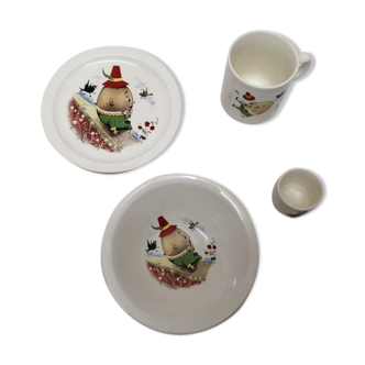 Corrigdhoun Pottery Irish Breakfast Service