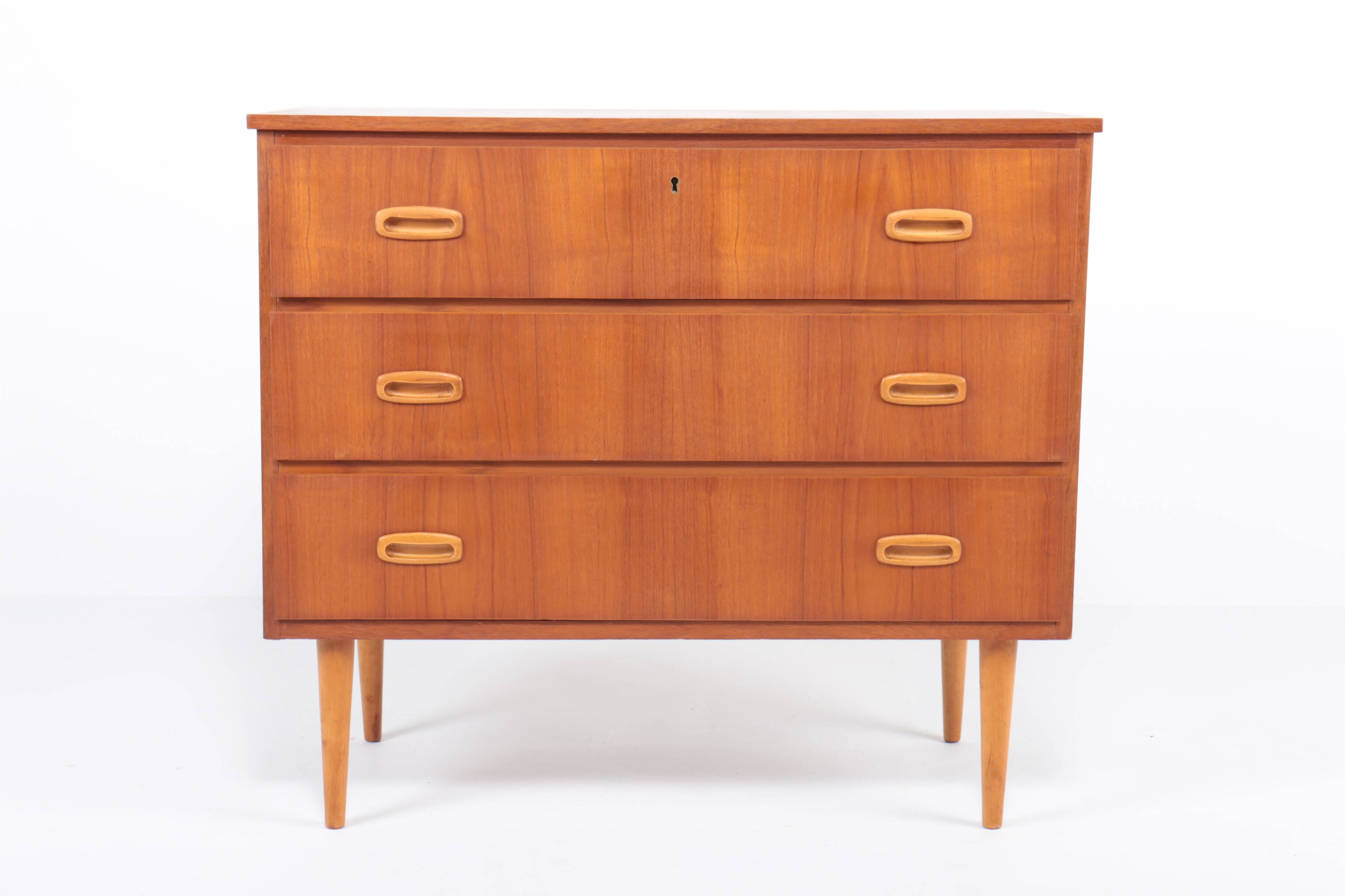 Commode vintage en teck, années 60