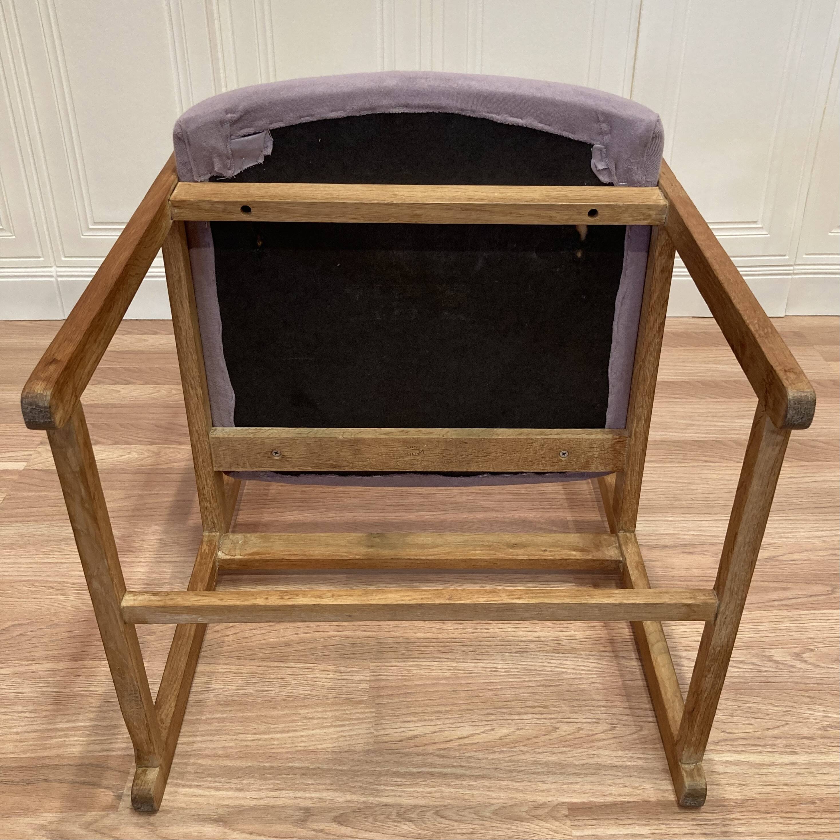 Fauteuil estampille "Design Scandinave" 1960.