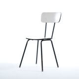 Midcentury chair in metal & formica, Kovona Czechoslovakia 1960s