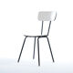 Midcentury chair in metal & formica, Kovona Czechoslovakia 1960s