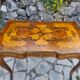 Louis XV style flat desk in marquetry
