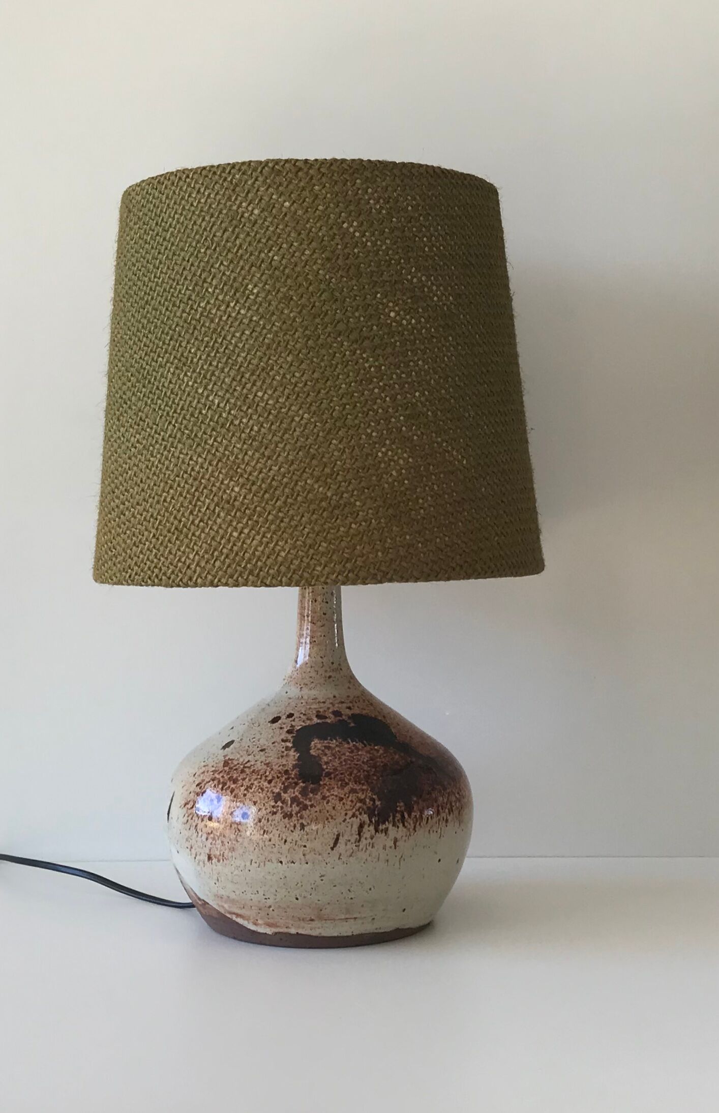 Lampe en grès