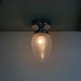 Wall light ceiling lamp shell globe stainless steel fixing rose vintage decoration