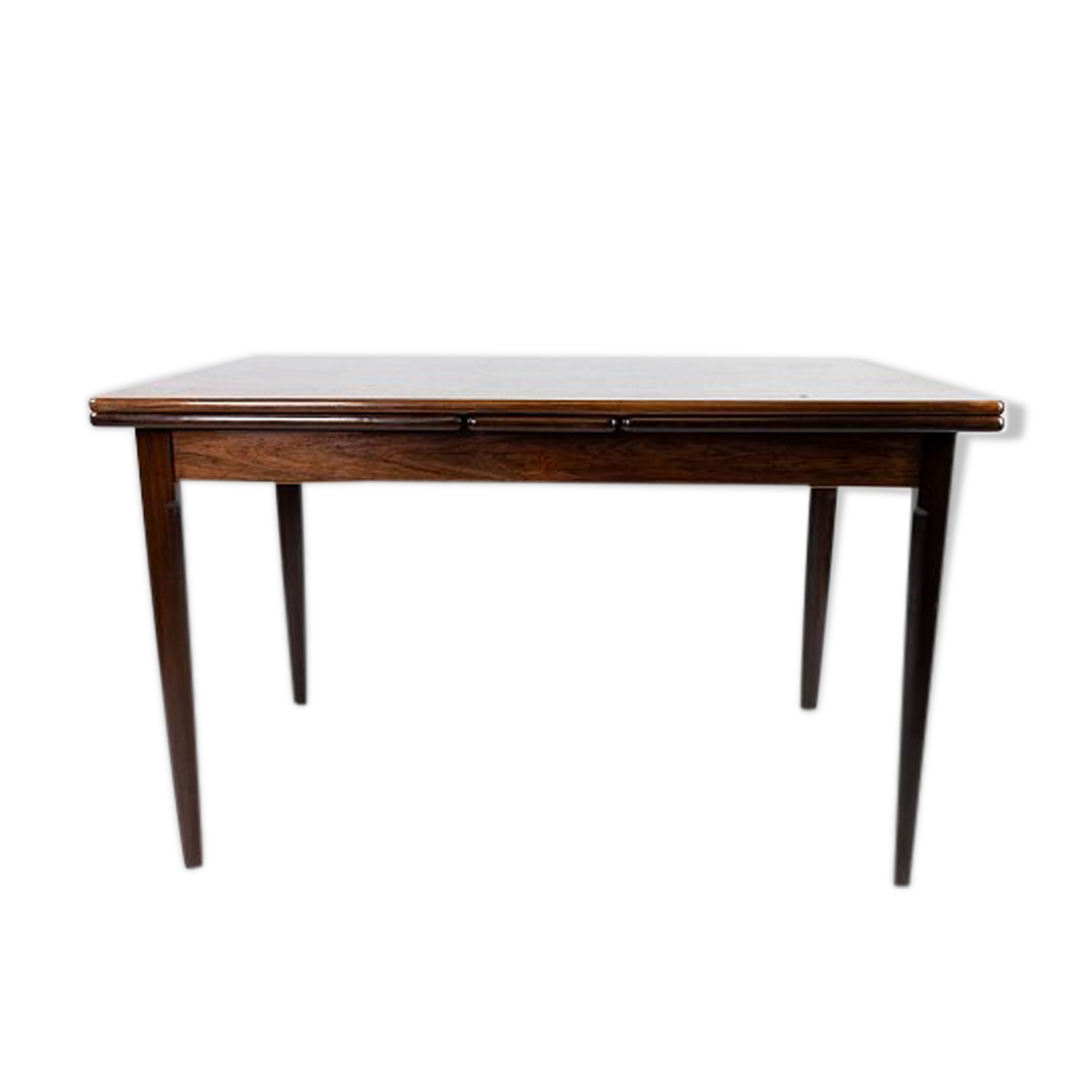 Table à manger en palissandre avec extensions, de design danois des années 1960.