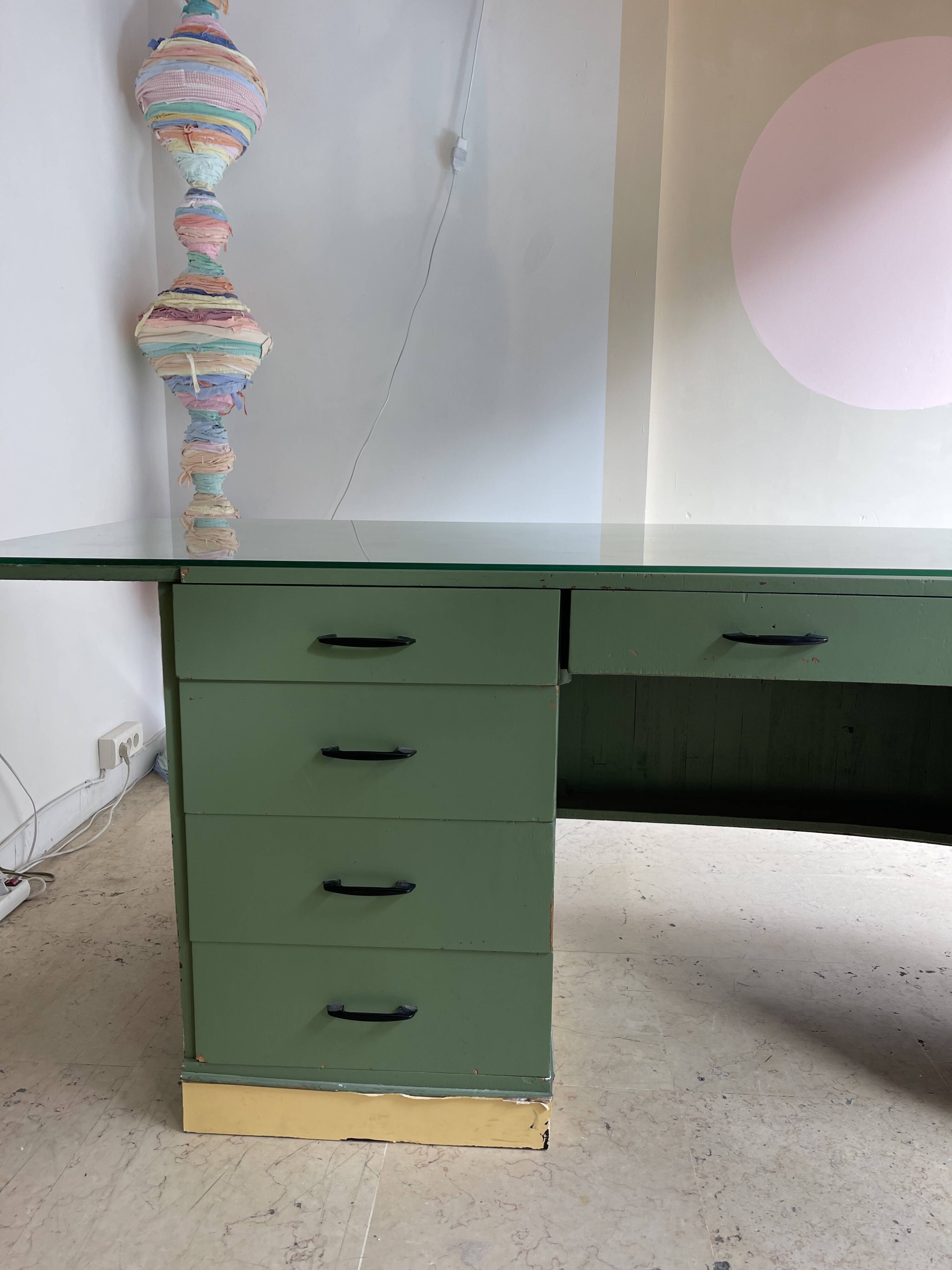 1960s desk - Unique piece - Custom made