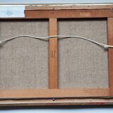 Peinture à l'huile de M. Burvenich