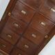 Classification cabinet mahogany drawers Netherlands 1930s