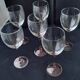 6 water glasses or large stem glasses Luminarc Model "Rose"
