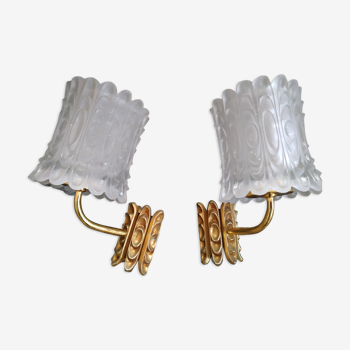 Pair of vintage wall sconces