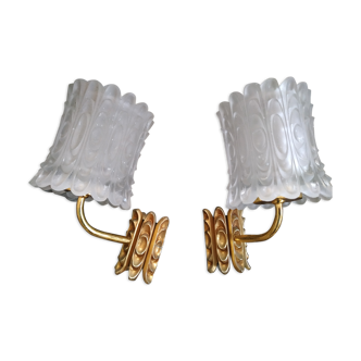 Pair of vintage wall sconces