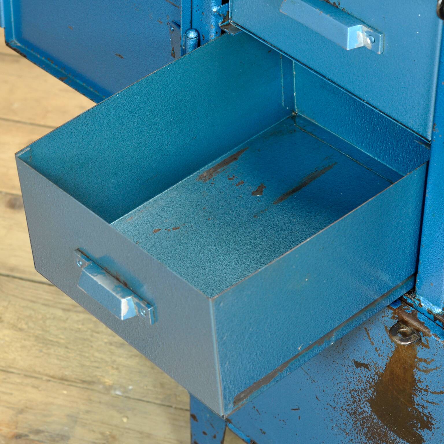 Industrial four-drawer cabinet from the 1970s