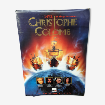 "Christopher Columbus" movie poster Double sided