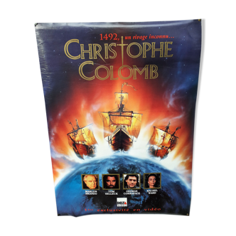 "Christopher Columbus" movie poster Double sided
