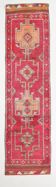 Red & Pink Hallway Vintage Runner Rug, 80x306Cm