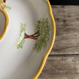 Olive pattern slip dish