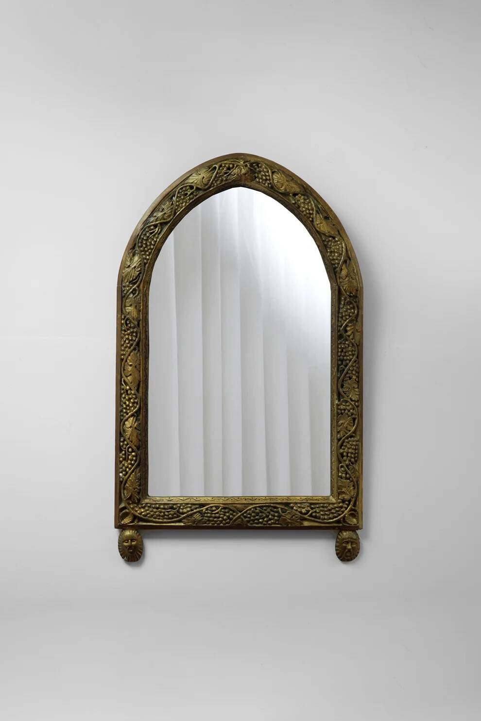 gilded wood mirror, XXth c.