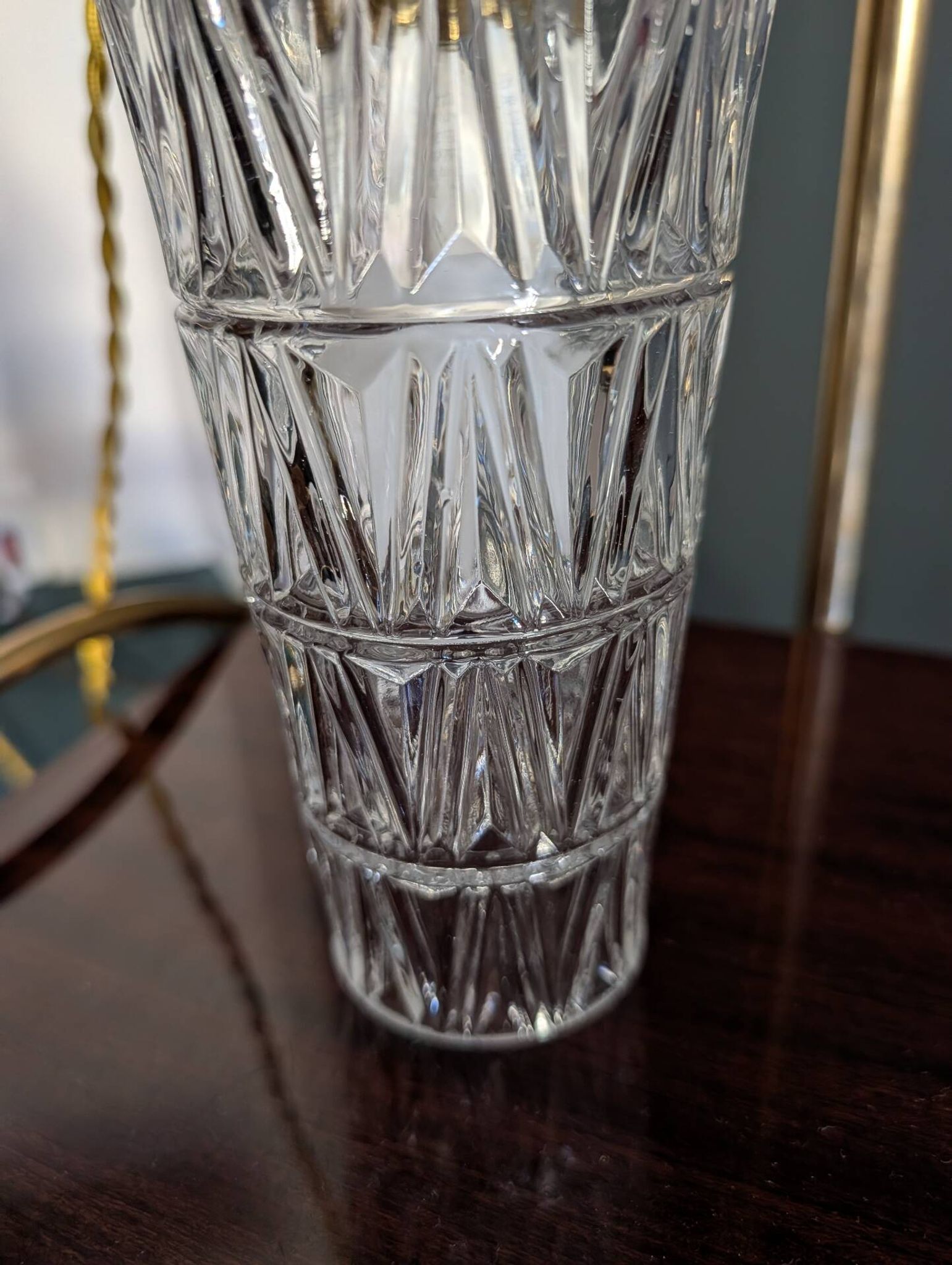 Moulded glass lampshade from the 1960s-1970s.