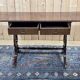 English mahogany drop-leaf desk from the 1950s