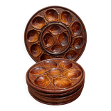 St Clément ceramic oyster plates