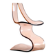Vintage smoked plexiglass sculptural chair by Michel Dumas, 1970.