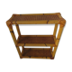 Rattan canning shelf, bamboo 60s 70s