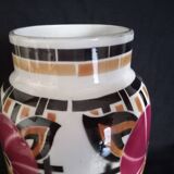 Keller & Guérin Luneville - Art Deco vase model "Pergola"