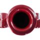 Bordeaux ceramic candle holder, signed Vallauris