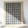 Tapis moderne motif quadrillage en laine 2COULEUR 250CMX150CM