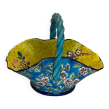 Longwy enamel basket