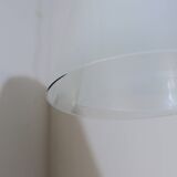 1970s Murano glass "Giglio" double dome pendant lamp by LAMPERTI