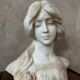 Marble bust of a woman