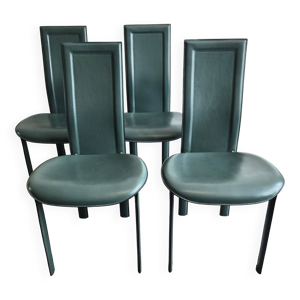 Suite de 4 chaises vintage - cattelan italia