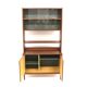 Scandinavian teak bookcase chest of drawers, Sweden, 1960