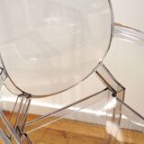 Pair of Louis Ghost chairs, Philippe Starck