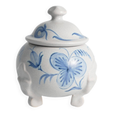 Swedish Grace French Blue Floral Decor Bonbonniere by Allan Eberling, Bo Fajans