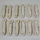 set of 12 Ceramic Knife Holders / vintage art deco