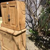 Buffet parisien compact 2 éléments sapin/hetre